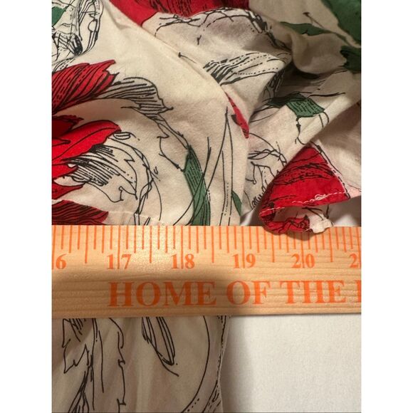 Alexis Idella Garden Cotton Floral High-Low Dress XL Tassel Tie - Picture 6 of 9